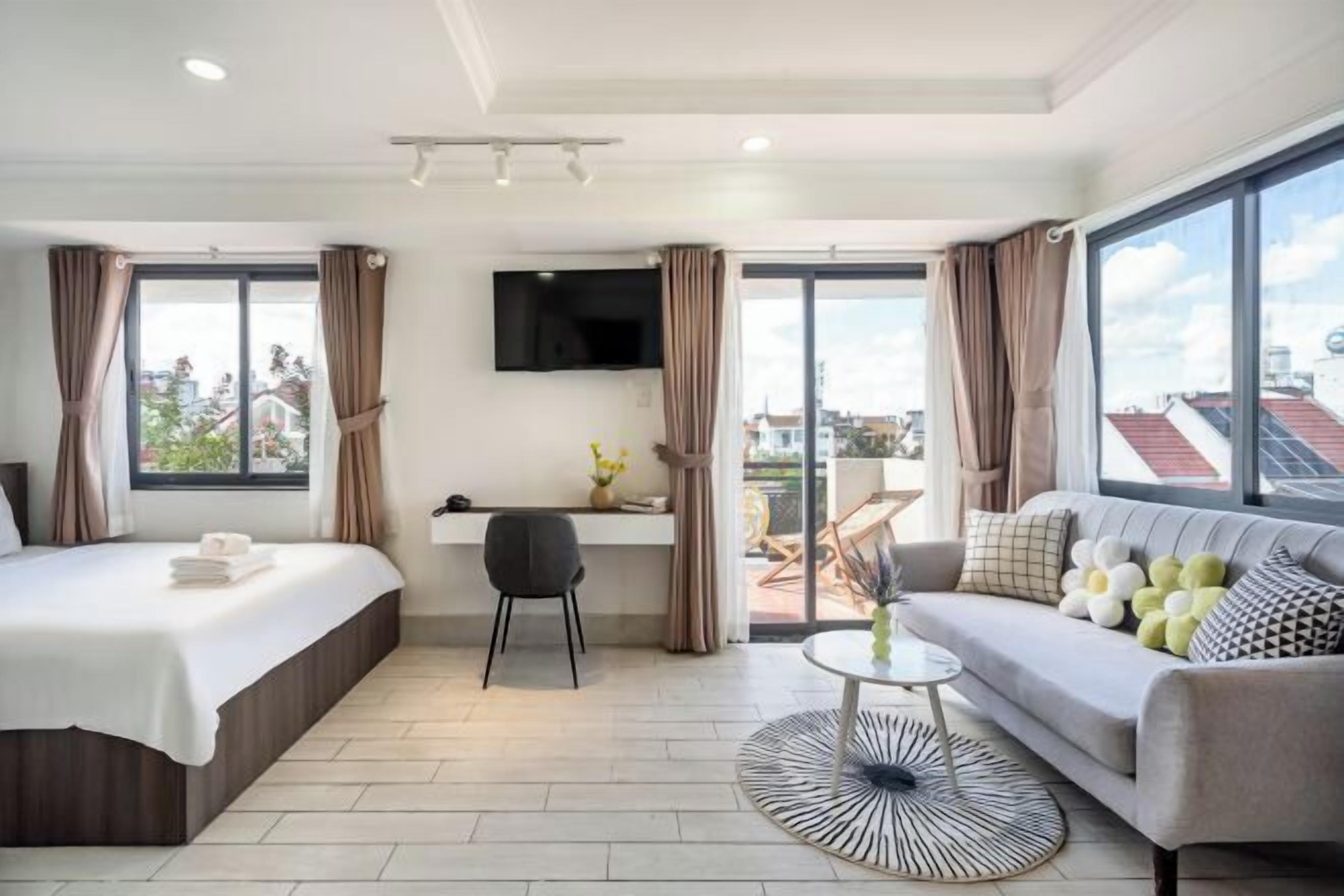 Lydisolert, wi-fi (inkludert) og sengetøy