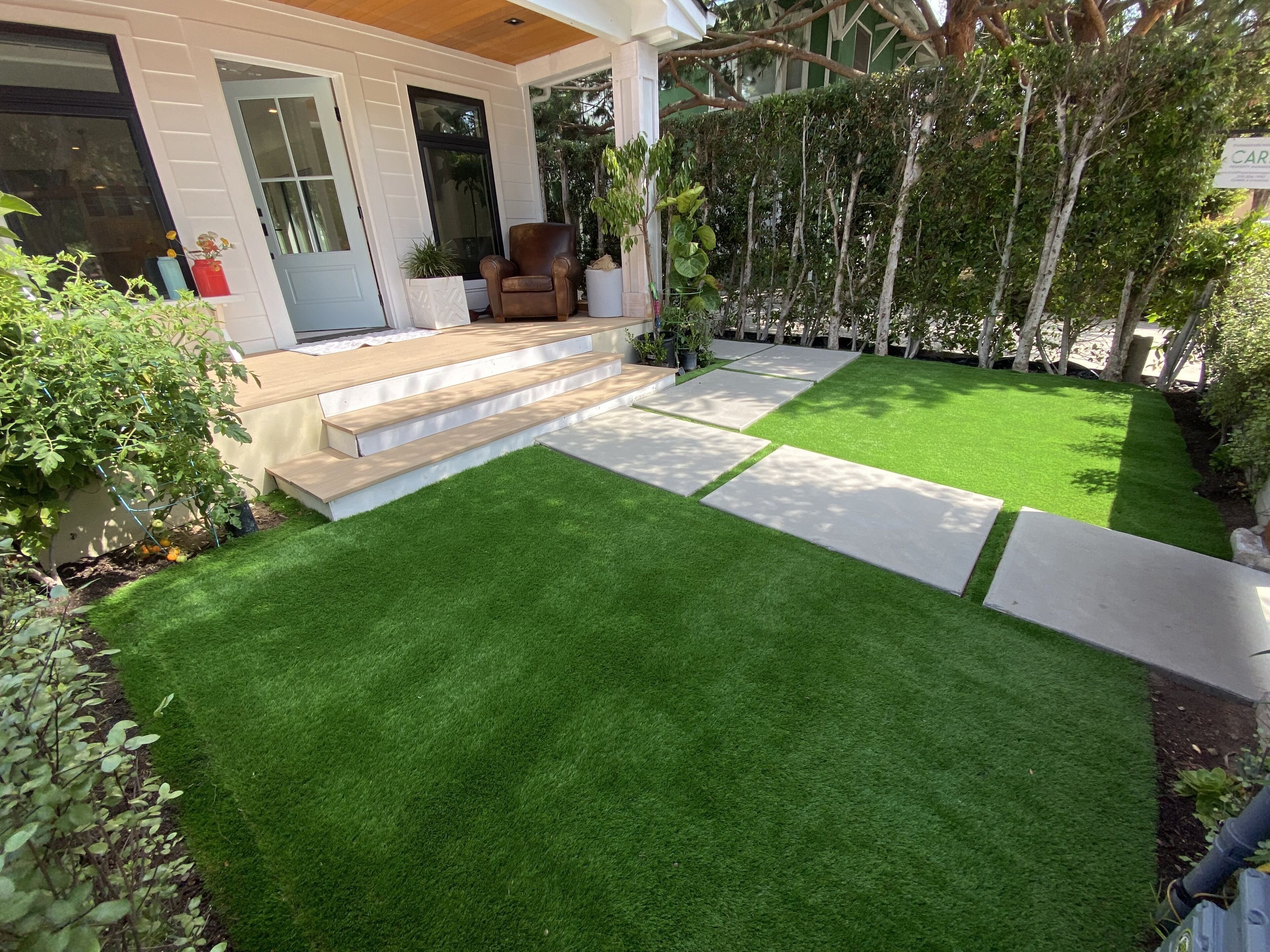 exterior : front yard 