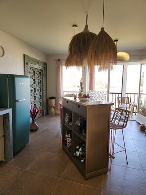 Interior - Apartment "Le Topaze" with Sea View, Balcony & Wi-Fi (Grimaud)