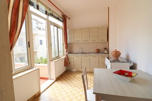 Fridge, oven, stovetop, high chair - Holiday Home "Casa Isabel A Otranto 10 Guests" with 2 Private Terraces & Air Conditioning (Otranto)