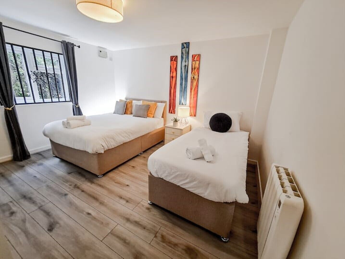 2 bedrooms, iron/ironing board, free WiFi, bed sheets