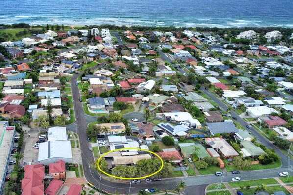 Aerial view - Lovely Beach House -Amazing Location, Pets - ZB9 (Sunshine Coast)