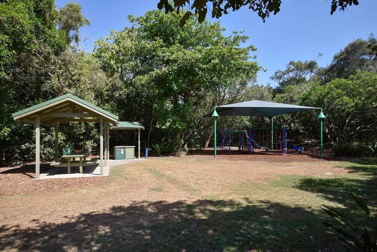 The park across the road