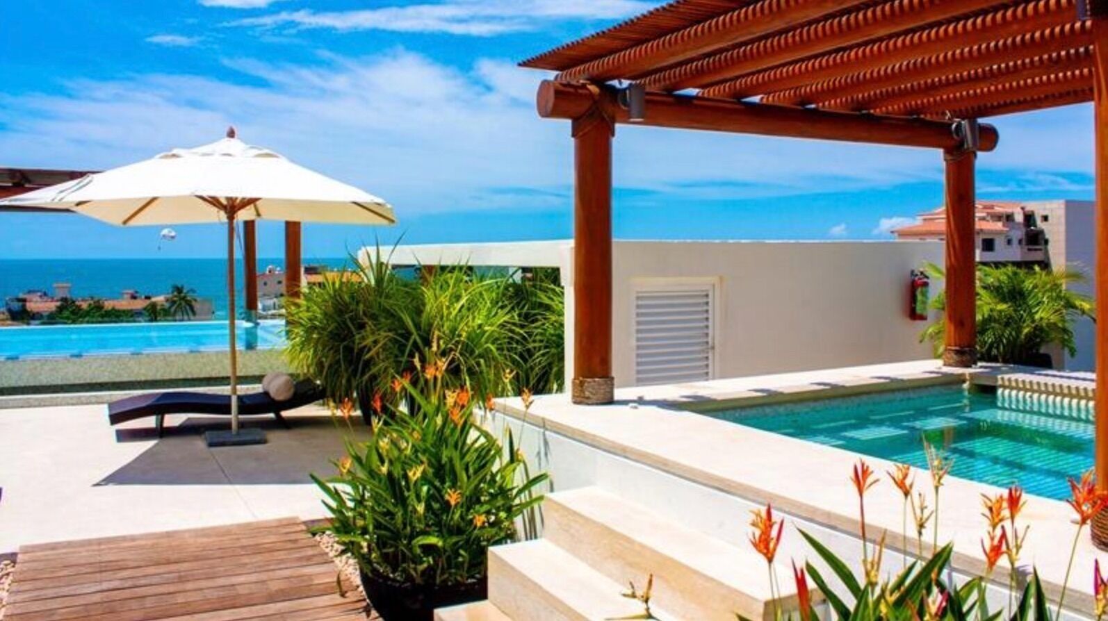 Una piscina climatizada