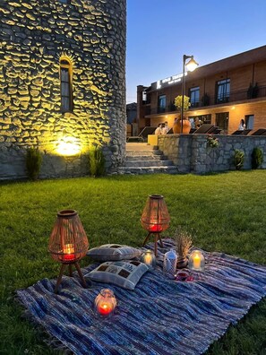 Front of property - evening/night