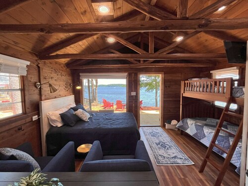 Rustic Cedar Waterfront Cabin 7 on Toledo Bend