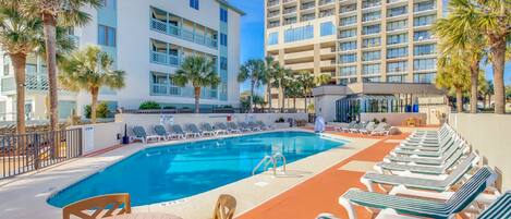 Indoor pool, outdoor pool