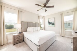 3 bedrooms, internet, bed sheets