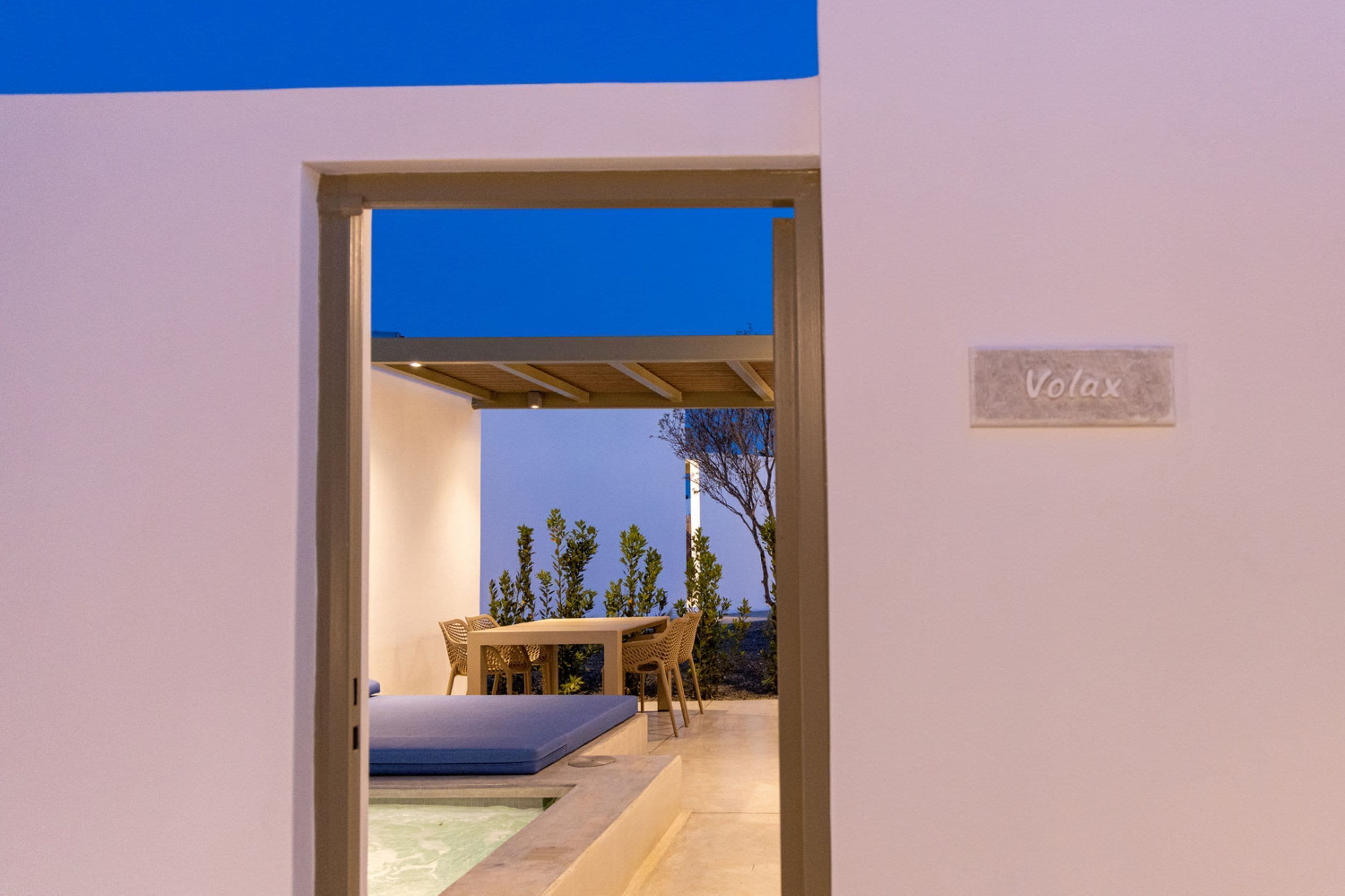 VOLAX Luxury Apartment, Private Pool | Terrasse/Patio