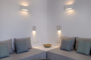 KARDIANI Elite Apartment, Private Pool | Living area - White Holidays Project (Tinos)