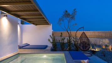 PYRGOS Grand Apartment, Private Pool | Terrass/Patio