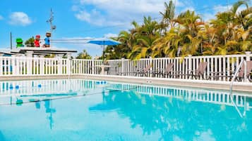 Et oppvarmet basseng