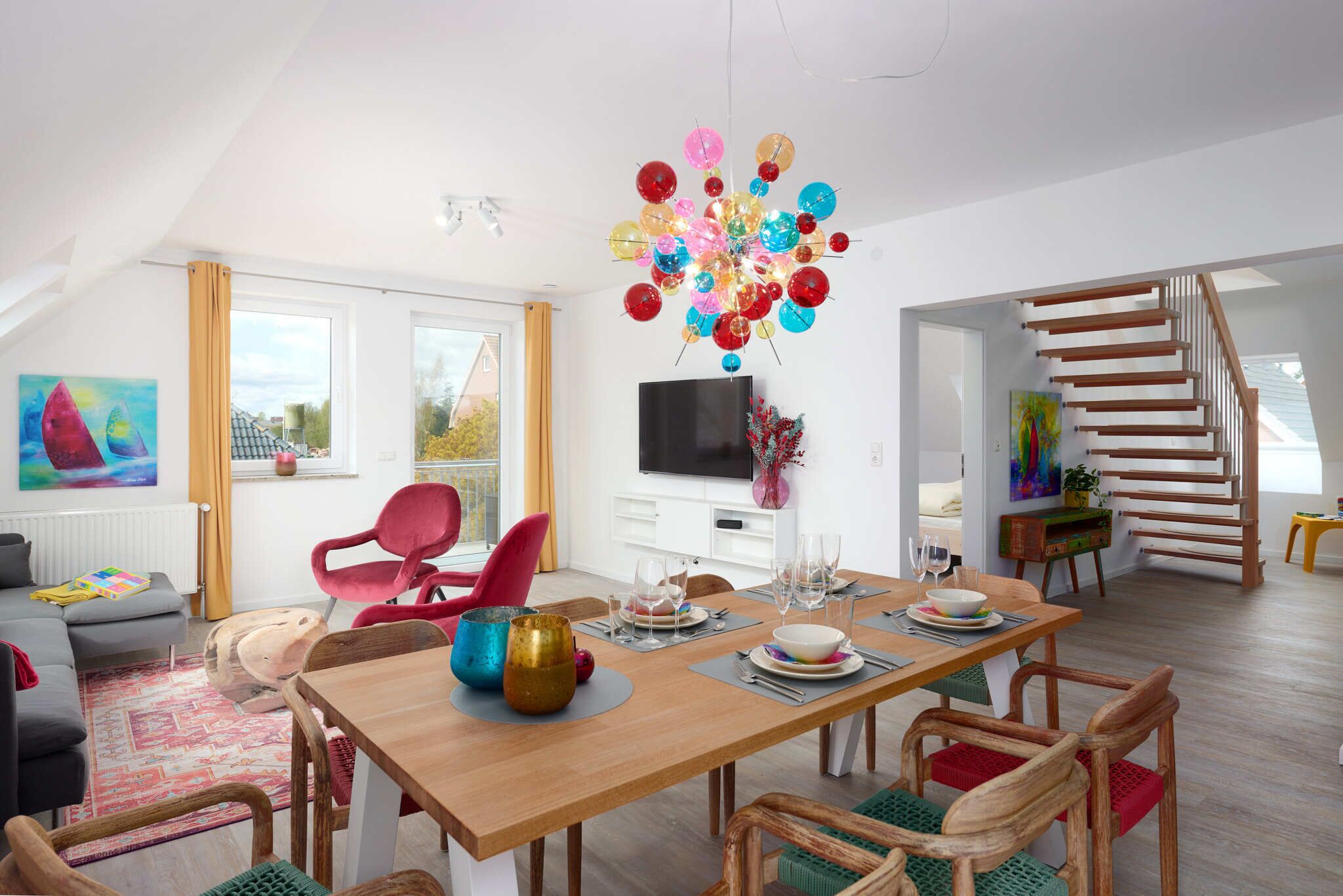 Maisonette-ART-apartment Blue Ocean - Arrive and feel good