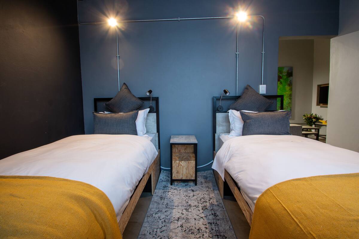 2 bedrooms, in-room safe, blackout curtains, iron/ironing board