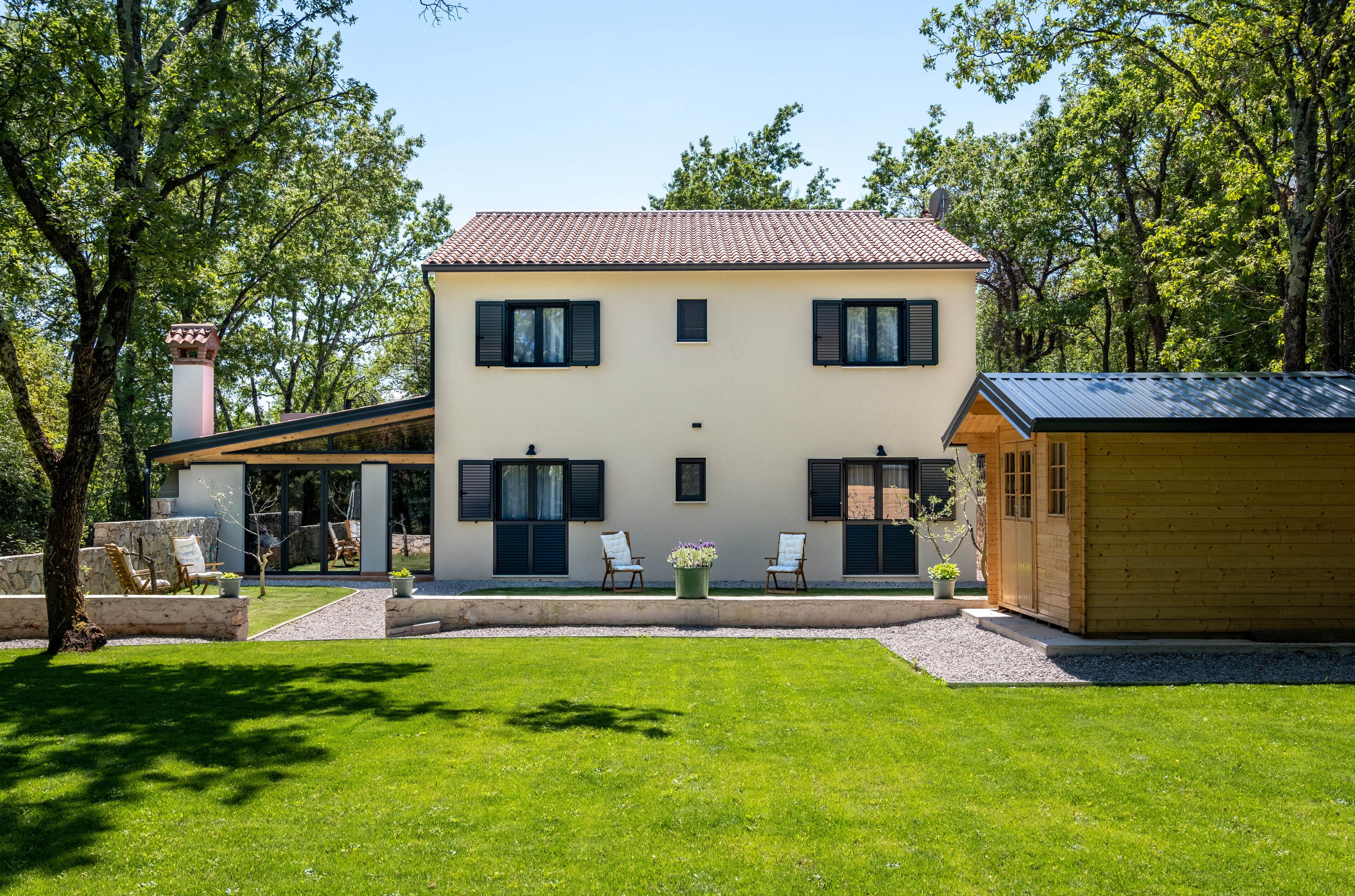 Majoituspaikan julkisivu