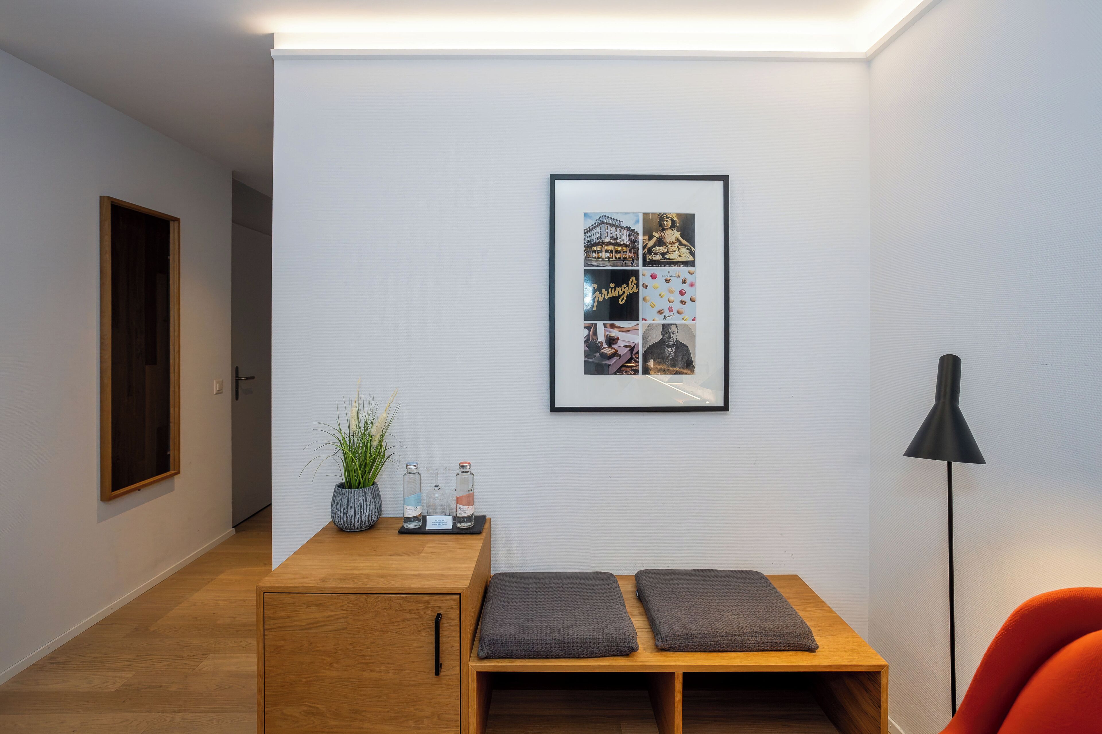 Quarto casal conforto, vista para o jardim | Frigobar (abastecido com itens grátis), escrivaninha, Wi-Fi de cortesia