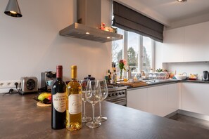 Living area - Woods Terrace residence (Brussels)