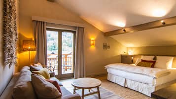 Quarto família, vista para a montanha | 1 quarto, cofres nos quartos, escrivaninha, Wi-Fi de cortesia