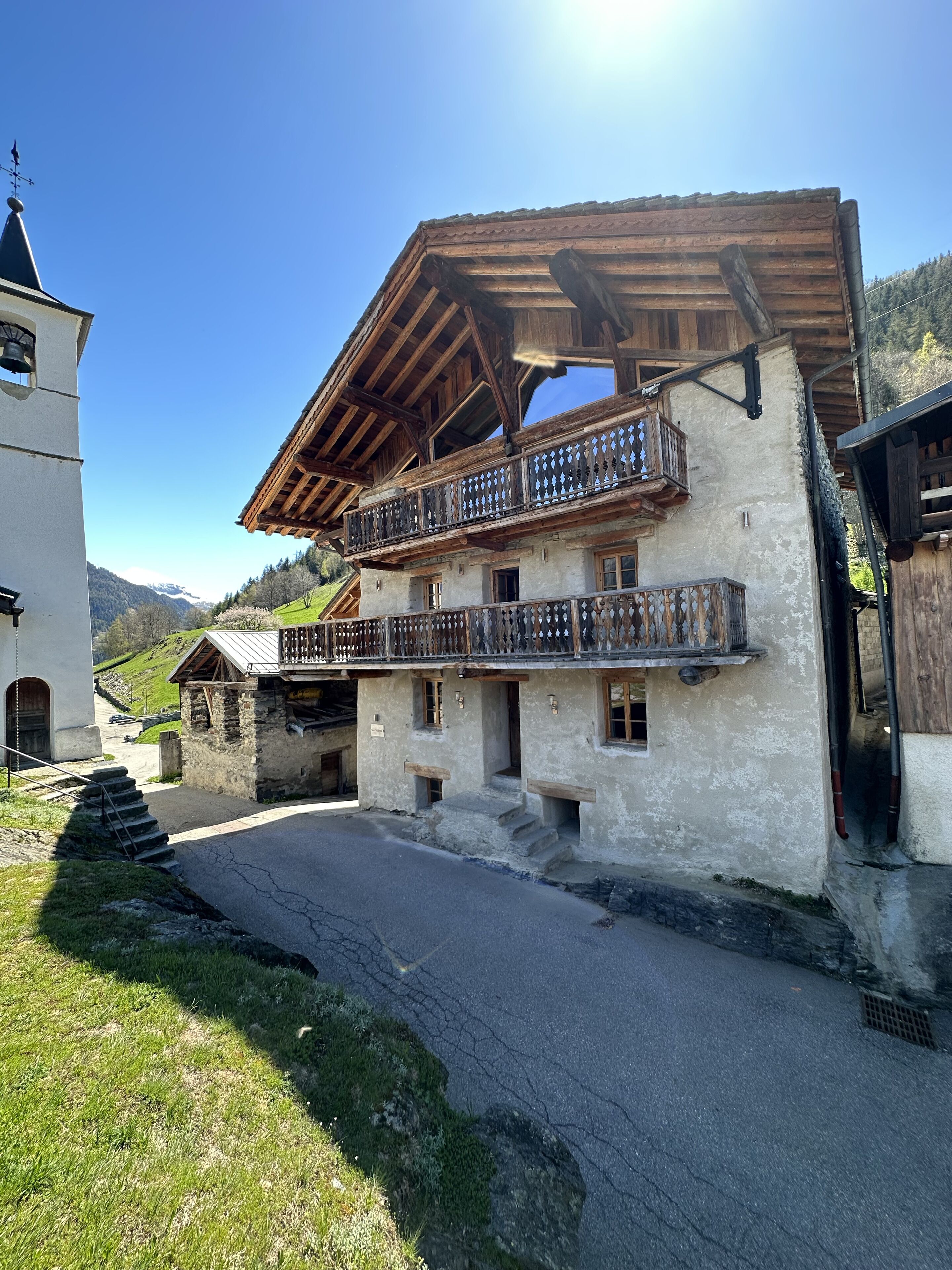 Façade de l’hébergement