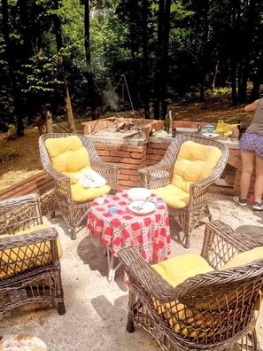 Kabin, 1 Tempat Tidur Queen | Halaman properti
