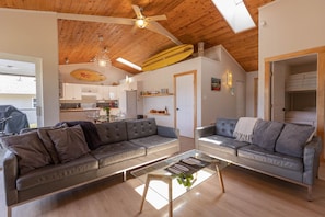 TV connectée, cheminée