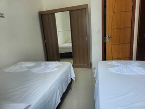 2 quartos, Wi-Fi de cortesia, roupa de cama