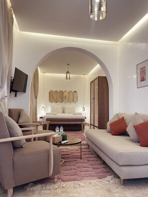 Superior Suite, Ensuite (Suite Wafa) | Premium bedding, down comforters, Select Comfort beds - Riad Dar Bayane (Marrakech)
