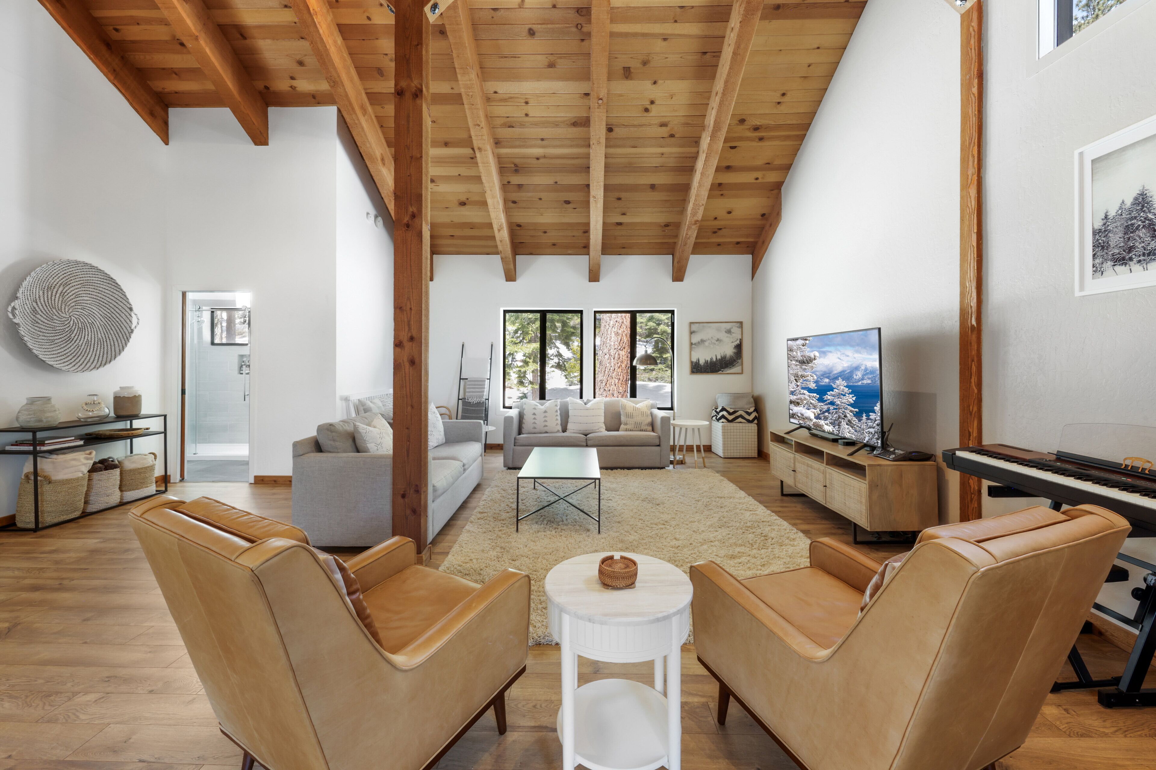 Bright & Modern Cabin | Luxury Home in Carnelian Bay!
