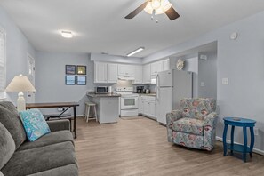 Condo, 2 Bedrooms | Living area - Boardwalk Shores D 2 Bedroom Duplex by RedAwning (Atlantic Beach)