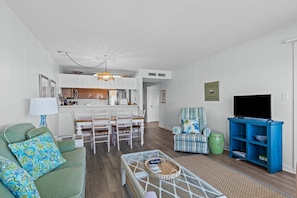 Condo, 3 Bedrooms | Living area - Maritime West C-33 3 Bedroom Condo by RedAwning (Pine Knoll Shores)