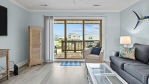 Condo, 4 Bedrooms | Living area - Barefoot Ventures 4 Bedroom Townhouse by RedAwning (Atlantic Beach)