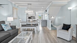 Condo, 4 Bedrooms | Living area - Barefoot Ventures 4 Bedroom Townhouse by RedAwning (Atlantic Beach)