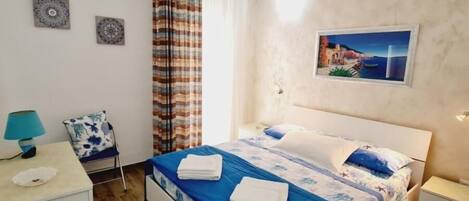 1 soverom og sengetøy