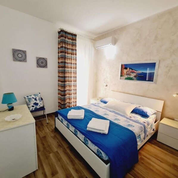 1 makuuhuone, vuodevaatteet