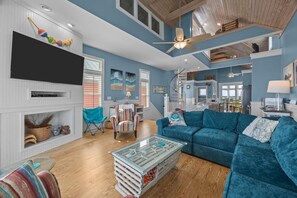 Casa, 5 habitaciones | Área de sala de estar