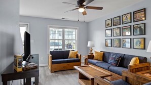 Condo, 2 Bedrooms | Living area - Anchors Away Unit 2 2 Bedroom Duplex by RedAwning (Atlantic Beach)