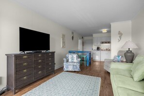 Living area - Summer School 2 Bedroom Condo by RedAwning (Atlantic Beach)
