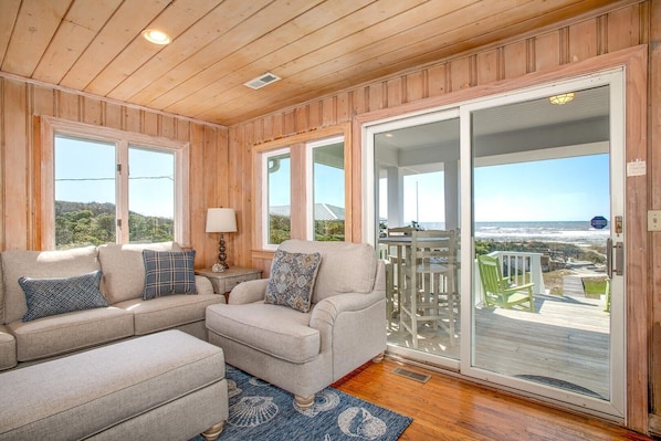 House, 6 Bedrooms | Living area - Duneside 6 Bedroom Home by RedAwning (Atlantic Beach)