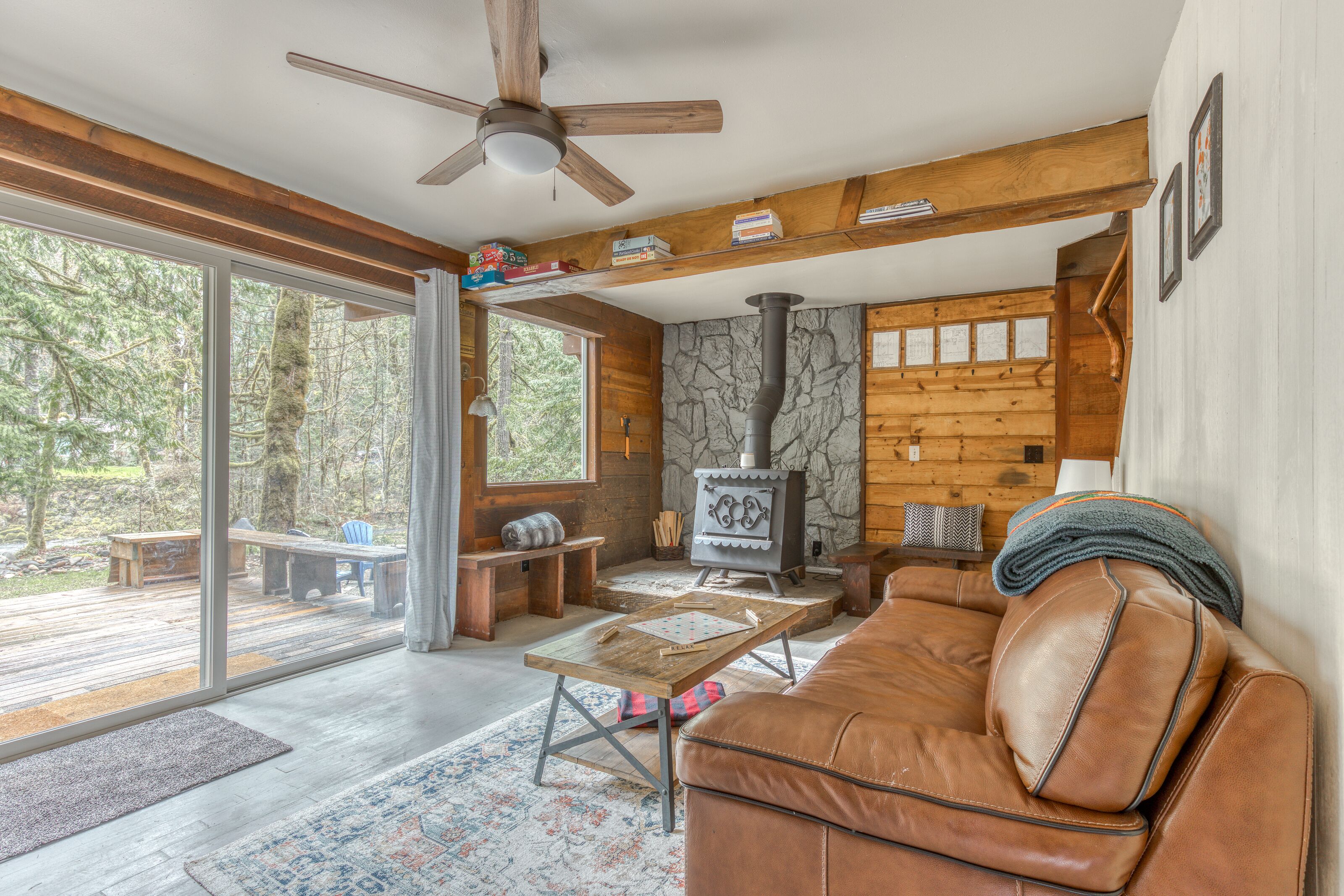 Experience Rustic Charm in our Serene A-Frame Thompson Cabin on the River