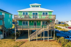 House, 4 Bedrooms | Exterior - Suncatcher 4 Bedroom Home by RedAwning (Atlantic Beach)