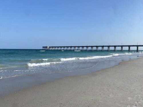 Big and Beautiful Coastal Retreat with a view from the top balcony!!!