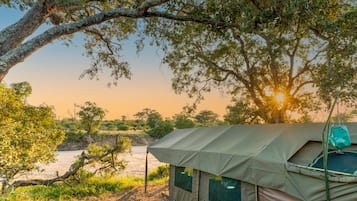 Blick von der Unterkunft