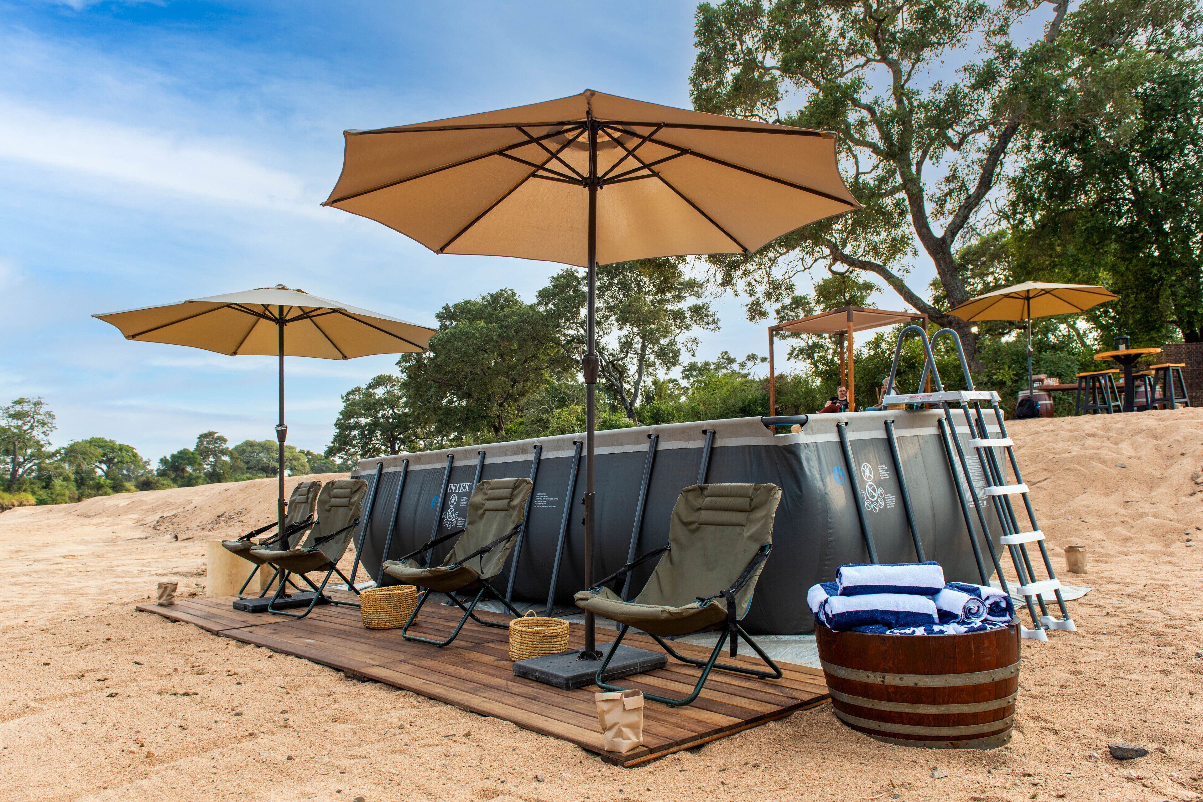 Seasonal outdoor pool