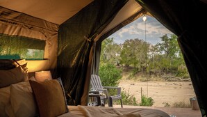 Luxury Tent | View from room - Kruger Untamed - Tshokwane River Camp (Skukuza)