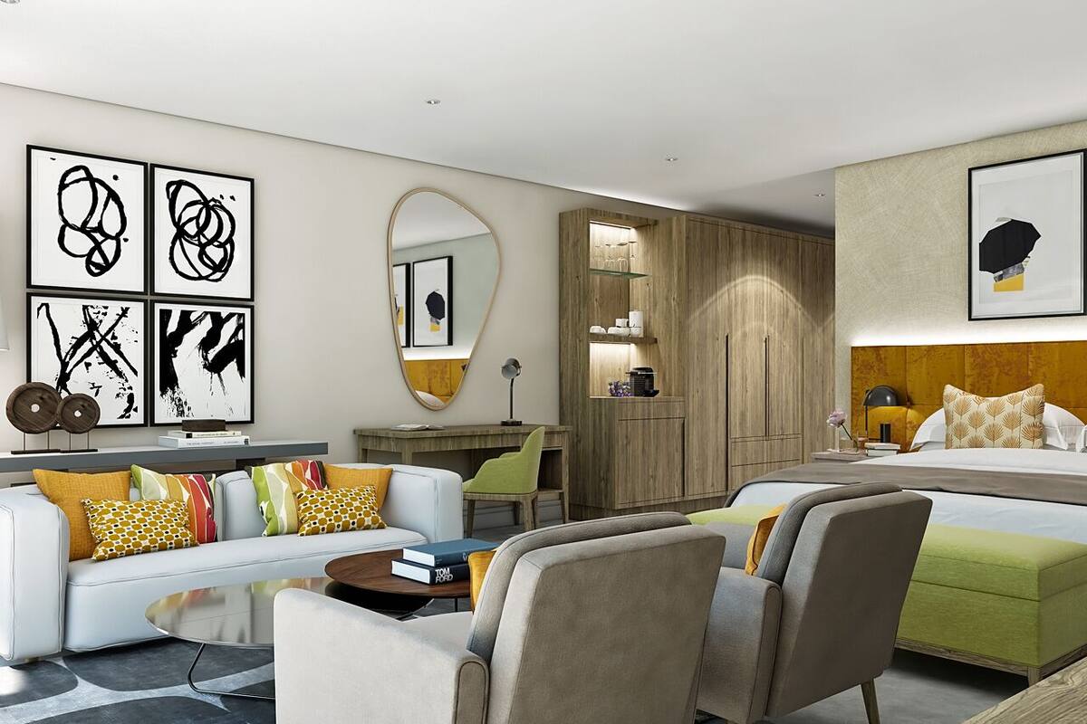 5 chambres, literie de qualité supérieure