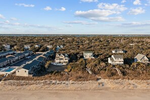 House, 4 Bedrooms | Aerial view - Dogwood Treehouse 4 Bedroom Home by RedAwning (Atlantic Beach)