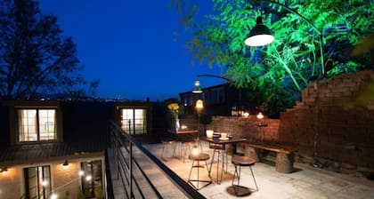 Bohemian Boat House 2-story with Courtyard