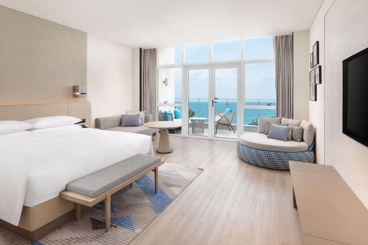 Room, 1 King Bed, Ocean View | 1 bedroom, down comforters, in-room safe, blackout drapes