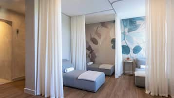 Salas de tratamientos para parejas, baño turco/hammam