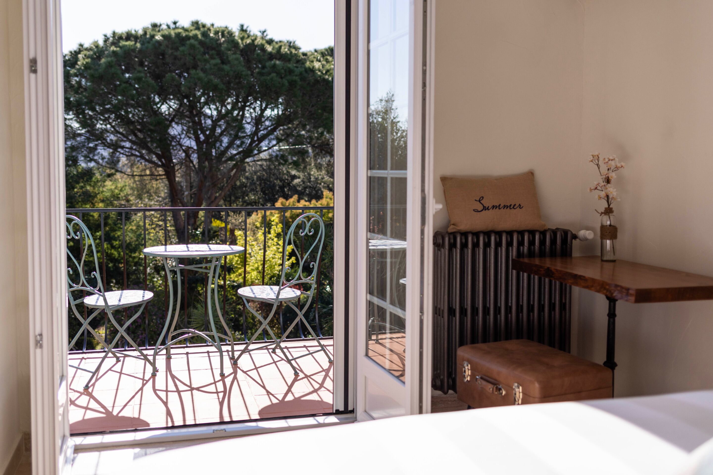 Superior-dobbeltværelse - privat badeværelse - udsigt til have (Chambre)